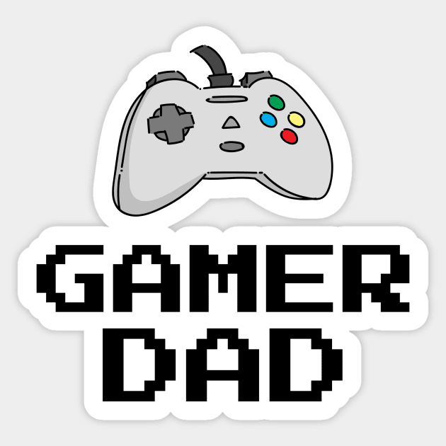 Gamer Dad Sticker by Jitesh Kundra